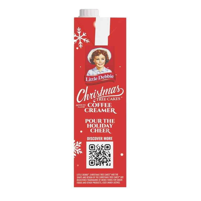 LITTLE DEBBIE CHRISTMAS TREE CAKES COFFEE CREAMER 33.8 fl oz