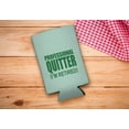 thumbnail image 2 of Funny Retirement Gifts Professional Quitter I'm Retired 12-Pack Ultra Slim Can Thermocoolers, 2 of 8