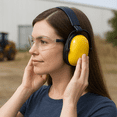 thumbnail image 4 of Sanoxy Adjustable Hearing Protection Earmuffs Noise Reduction for Work, Shooting, and Outdoor Use-Yellow, 4 of 6