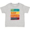 thumbnail image 3 of Inktastic Skateboarding Eat Sleep Skateboard Repeat Boys or Girls Baby T-Shirt, 3 of 5