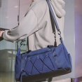 thumbnail image 1 of Bolsa de Viaje Tipo Duffel con Compartimento para Zapatos, Gran Capacidad, Resistente Al Agua, Ideal para El Gimnasio | Unisex, Multiusos, con Separación para Ropa Húmeda y Seca, 47,8 Cm X 27,9 Cm X, 1 of 7