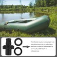 thumbnail image 3 of LOLIPPYY Dinghy Adapter 1Set Connector Shape Anti-Leak Rubber Gaskets for Inflatable Boat Kayak Outdoor Activities, 3 of 6