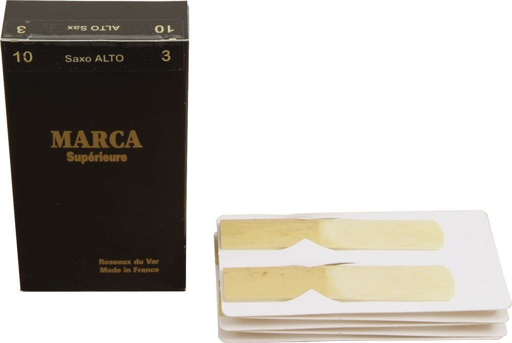 Marca Superieure Alto Saxophone Reeds 3, Box Of 10