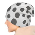 thumbnail image 7 of Beanie Hats for Men and Women, Leopard Print Animal Texture Patterns Adult Unisex Knit Hat Winter Warm Skull Cap, 7 of 7