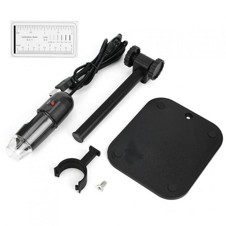 

Brrnoo USB Digital Microscope LED White Light 25X-600X Magnification Microscopy With Lifting Bracket