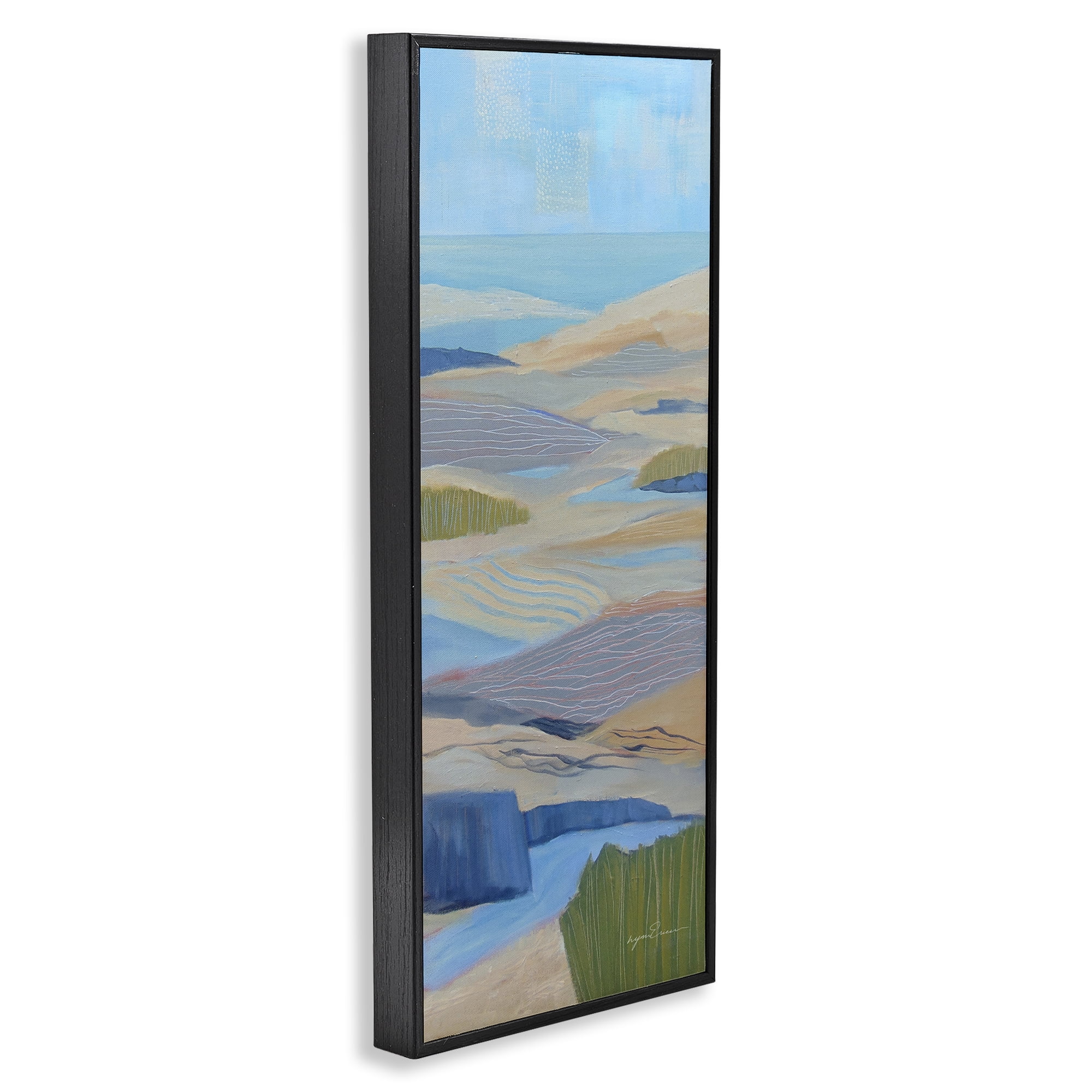 Stupell Industries Ebb & Flow Sand Dunes Black Framed Giclee Art, design by Lynn Ericson Fine Art