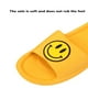 thumbnail image 4 of Pantuflas con cara sonriente para mujer, antideslizantes, de felpa suave, cómodas, para interior, verano Lankey Pantuflas sonrientes, 4 of 7