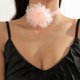 thumbnail image 3 of Ribbon Velvets Mesh Flower Necklaces Flannelette Necklet Delicate Neck Chain--Ribbon-Product code 55936 Velvet tape, 3 of 5