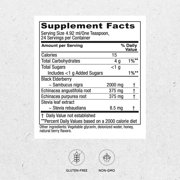 Vitanica Immune Tonic, Black Elderberry 2000mg, Echinacea, Immune Support, Non-GMO, Vegetarian, 4 Ounce (Packaging May Vary)