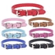 thumbnail image 5 of Collar de cuero para gatos de 2 piezas, el collar para mascotas es adecuado para perros y gatos, 5 of 5