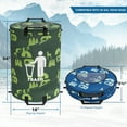 thumbnail image 5 of Leisure Coachworks 30 Gallon Children Collapsible Pop-Up Trash & Recycling Cans, 5 of 9