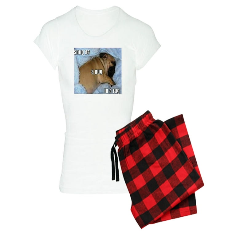 CafePress Snug As A Pug In A Rug Women s Light Pajamas