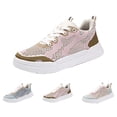 thumbnail image 4 of AUDeals Espadrilles Tissées pour Femmes, Chaussures Rétro à Plateforme Tressée avec Confort Léger Décontracté pour la Marche et la Randonnée (Rose, 8), 4 of 4