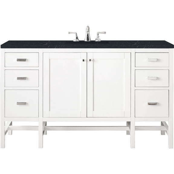 James Martin Vanities E444-V60s-3Csp Addison 60" Free Standing Single Basin Hardwood