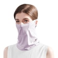 thumbnail image 1 of Máscara de protección solar de seda helada, anti-ultravioleta, cubierta para el cuello de secado rápido, protección facial, pañuelo para la cabeza montado en las orejas, 1 of 5