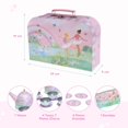 thumbnail image 3 of Juego de Té Jewelkeeper para Niñas 15 Piezas rosa, 3 of 6