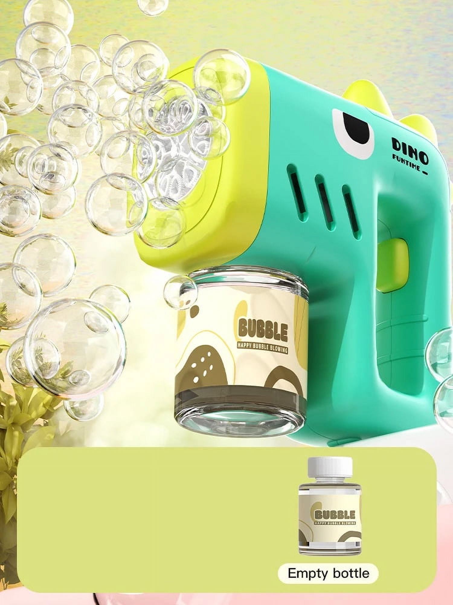 Pistolet à Bulles LED JIZZU 2 Pièces | 40 Trous | Ventilateur été | Enfant 3+ | Fête Mariage