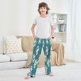 thumbnail image 6 of Boy's Pajama Pants Boys' Long Sleep Pants Children's Pajama Pants Loose Fitting Pajama Pants are Convenient to Put on and Take off XL White Football, 6 of 9