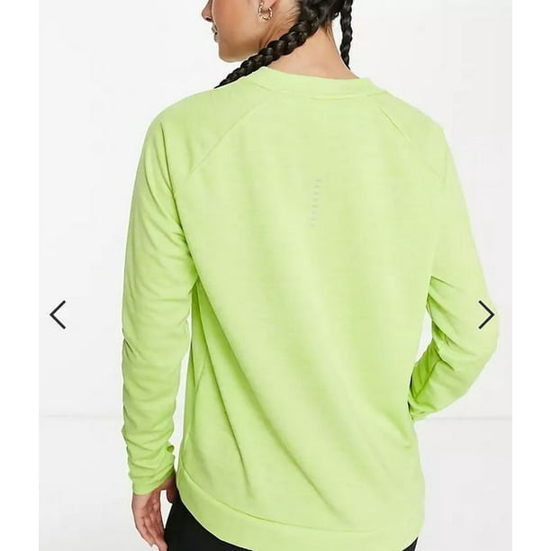 Nike Running Women Dri-fit Athletic Sleeve T-shirt Volt, Yellow, 2XL - Walmart.com