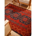 thumbnail image 4 of Rugsotic Carpets Eco-Friendly Handmade Knotted Multicolor Oriental Area Rugs, 8'x10', Rectangle, Silk And Wool, Quick Dry, 4 of 12