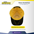 thumbnail image 6 of Minions Kids Hat, Boys Baseball Cap Size, Age 2-4 or 4-7, 6 of 6