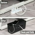 thumbnail image 6 of Cable Management Box, Large, Cable Organizer Box, Cord Organizer Box, Cable Box Organizer, Cord Management Box, 6 of 8