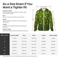 thumbnail image 5 of Balery Green Glitter Sparkle Men's Women's UPF 50+ Sun Protection Lightweight Hoodie Performance Long Sleeve Shirt for Fishing Running-XX-Large, 5 of 7