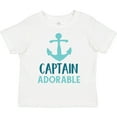 thumbnail image 3 of Inktastic Captain Adorable, Boat Anchor, Sailor, Sailing Boys Toddler T-Shirt, 3 of 5