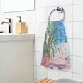 thumbnail image 3 of Yayeee 100% Cotton Hand Towels for Bathroom 16" x 28" Soft Absorbent Kitchen Towel, Seaside Door, 3 of 7