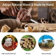 thumbnail image 4 of 8-Key Mini Thumb Piano, Portable Kalimba Musical Instrument for Beginners, Handcrafted Wood Finger Piano with Hanging Rope for Travel and Gift, 2.17-Inch, 4 of 7