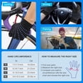 thumbnail image 3 of Savior Heat Black Touchscreen Gloves Thin UV Protection UPF50+ Anti-slip Breathable Workout Gloves for Outdoor Riding Fitness Golf, 3 of 10