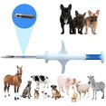 thumbnail image 1 of wonima02 Microchip for Dogs and Cats 20 Pack Animal Identification Syringe Preload ISO 11784/11785 FDX-B Universal Standard for Pets Horse Cow Pig Management(2.12X12mm Microchip), 1 of 1