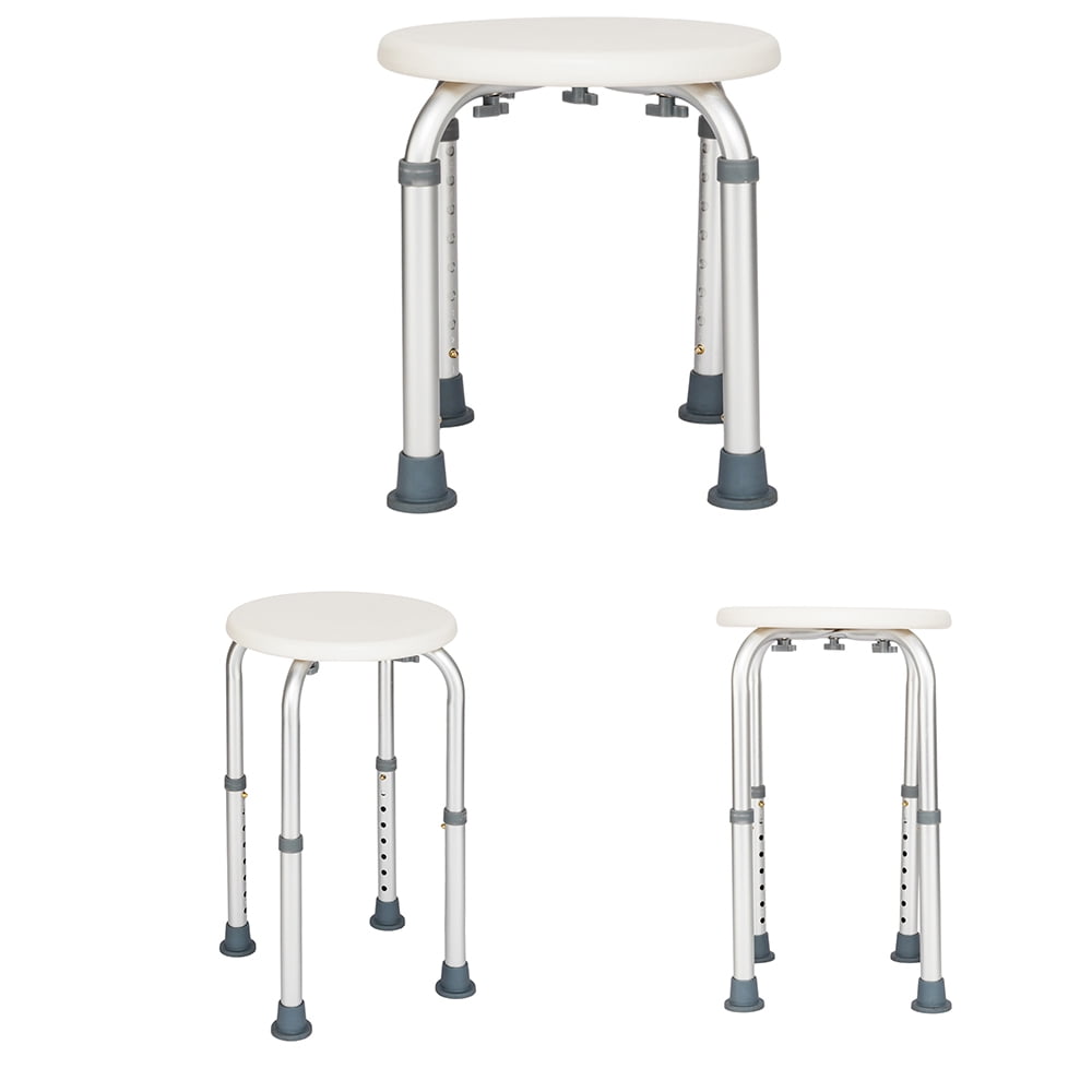 Peroptimist Shower Chair,8 Levels Adjustable Aluminum Alloy Elderly