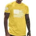 thumbnail image 2 of UVEASISHA Independence Day Patriotic Tshirts for Men Short Sleeve Novelty Print Graphic Tee Summer Breathable Beach T-Shirts Yellow XL, 2 of 5
