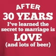 thumbnail image 3 of CafePress - 30 Years Of Love And Beer T Shirt - Men's Classic Graphic Cotton T-Shirt, 3 of 4