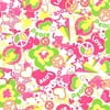 Creative Cuts Cotton 44" Wide Peace Sign Print Fabric, 2 Yd.