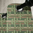 thumbnail image 3 of Ambesonne Cactus Grommet Curtain, Cartoon Saguaro Zigzag, 50" x 96", Green Pale Brown Beige, 3 of 6