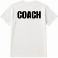 thumbnail image 2 of BILLIONHATS 24-Pack White Coach T-Shirt Size XL – Cotton Blend Printed in USA for Sports & Team Leaders, 2 of 2