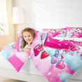 thumbnail image 5 of Homewish Cute Cartoon Unicorn Bedding Comforter Set,3D Loves Bowtie Twin Comforter Sets,Fairy Tale Theme Bedding Set For Girls Kids,Super Cozy Room Decor Reversible,2 Pieces, 5 of 9