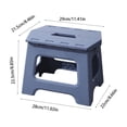 thumbnail image 3 of Folding Step Stool Plastic Heavy Duty Portable Non-Slip Stool for Kids Adults | Collapsible Step Stool with Handle for Home Kitchen Camping Outdoor Use | Compact Storage Support for High Shelves, 3 of 6