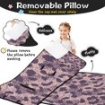 thumbnail image 3 of Purple and Pink Leopard Pattern Toddler Nap Mats for Kids Preschool,Sleeping Mat Bag or Kids,Toddler Sleeping Bag,Toddler Nap Mat or Daycare, 3 of 6