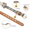 thumbnail image 4 of Plaid Dog Collar and Leash Set Cute Bow Tie&Bandana Necktie Adjustable Leather Small Dog Collars, 4 of 7