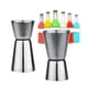 thumbnail image 3 of (25-50ML) onzas acero inoxidable medidor vino doble cabezal medidora accesorios barman (sello embalaje), 3 of 9