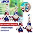 thumbnail image 2 of Utoimkio Clearance 4th of July Patriotic Gnomes Plush Decorations Party Supplies Memorial Day Red White Blue Gnomes Doll Patriotic Decorations for Home Party 4th of July Accessories, 2 of 6