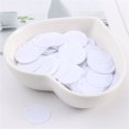 thumbnail image 2 of Sequins Paillette, White 0.4 Inch Single Hole Silver Base AB Holographic, 0.4 Oz Pack, DIY Craft Material for Belly Dance Costumes Clothing Jewelry Making, 2 of 5