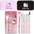 thumbnail image 3 of Juego de brochas de Hello Kitty para maquillaje, accesorios Kawaii Sanrio Y2k, herramienta de belleza para sombra de ojos, regalos para mujeres, 5/7 piezas, 3 of 4