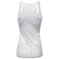 thumbnail image 2 of FashionOutfit Women's Basic Solid Burn Out Racerback Tank Tops, 2 of 3