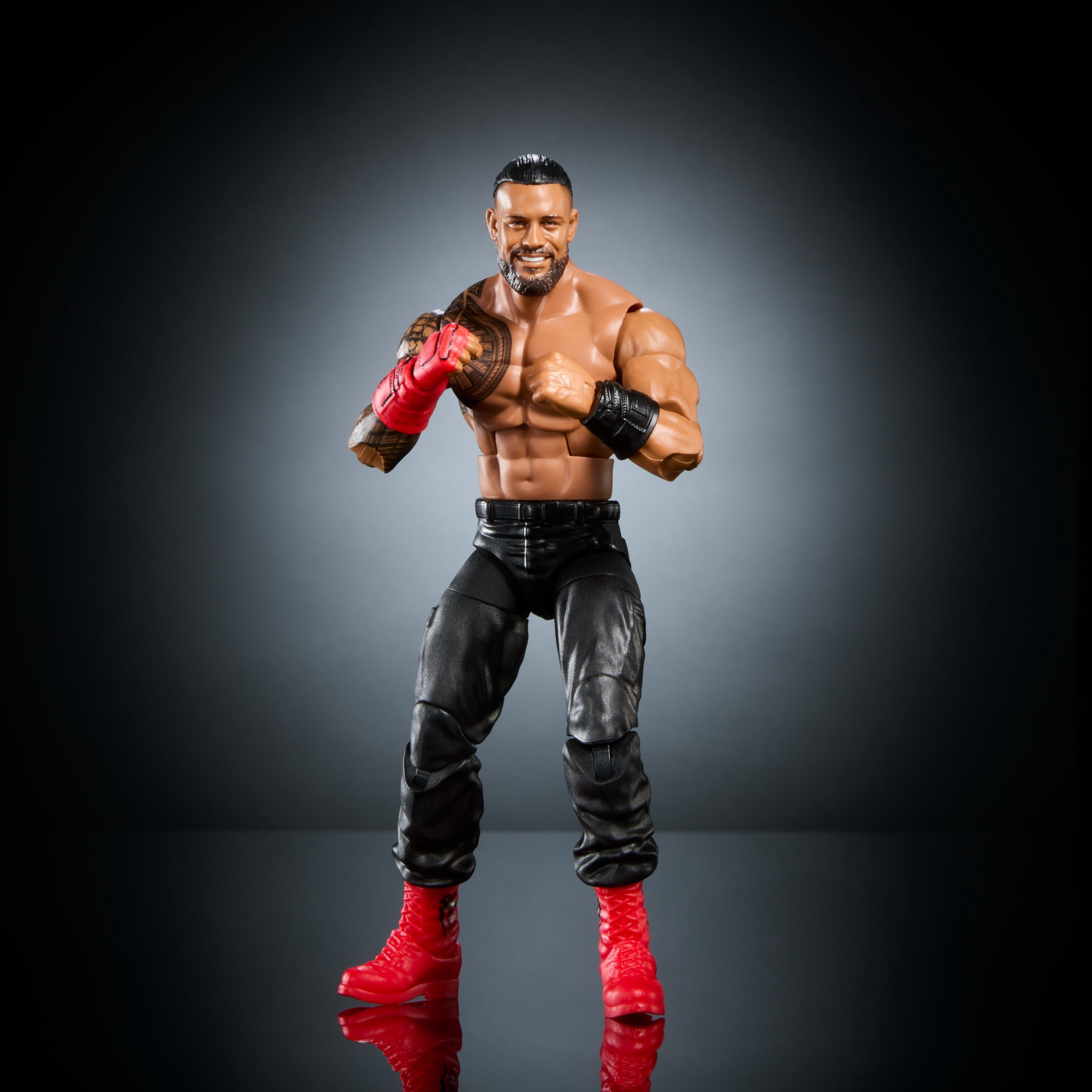 WWE Elite Collection Premium Live Event Roman Reigns Action Figure Set, SummerSlam Collectible