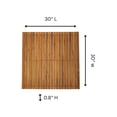 thumbnail image 2 of Sapporo Teak Shower and Bath String Mat with Rubber Footing 30″ x 30″, 2 of 11