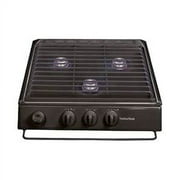 Suburban 3100A Black Suburban Slide-In 3 Burner Piezo Cooktop
